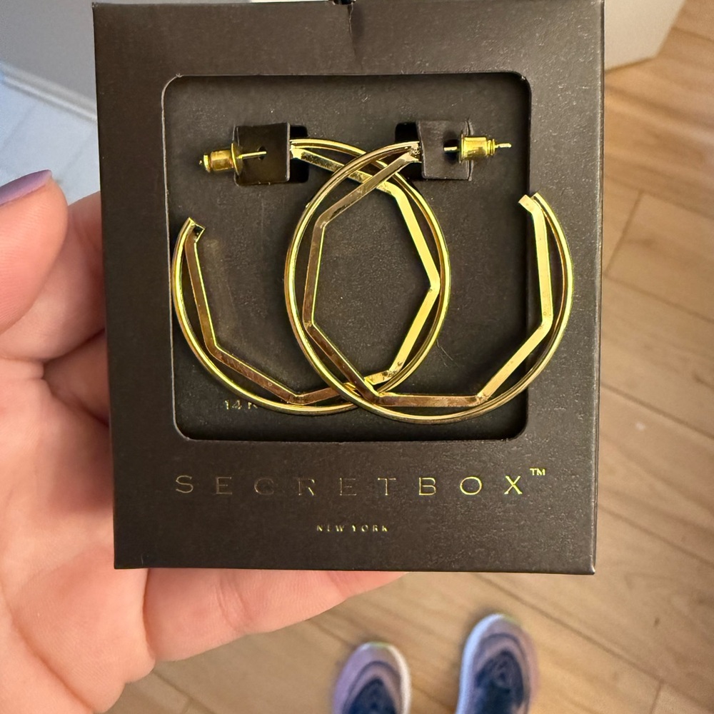 Gold Hoop Earrings